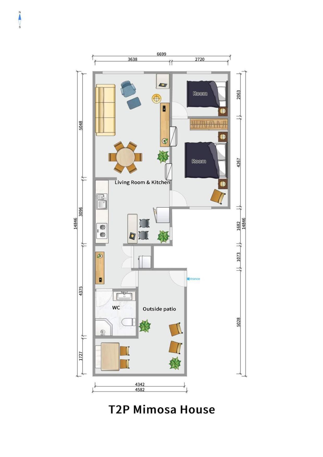 T2P Mimosa House Lägenhet Vila Nova de Gaia Exteriör bild